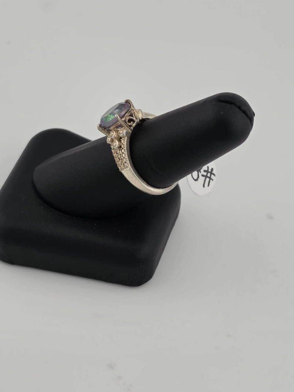 Brand New Sterling Silver 925 Multi Color gemstone Ring - Picture 5 of 6